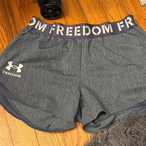 Under Armour Women's Freedom Navy Shorts